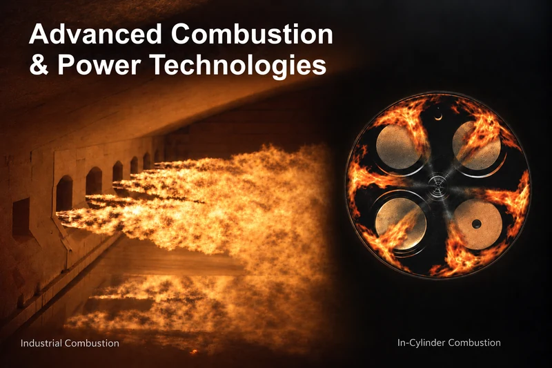 Industrial kiln flames and power and propulsion systems: a research concept illustration